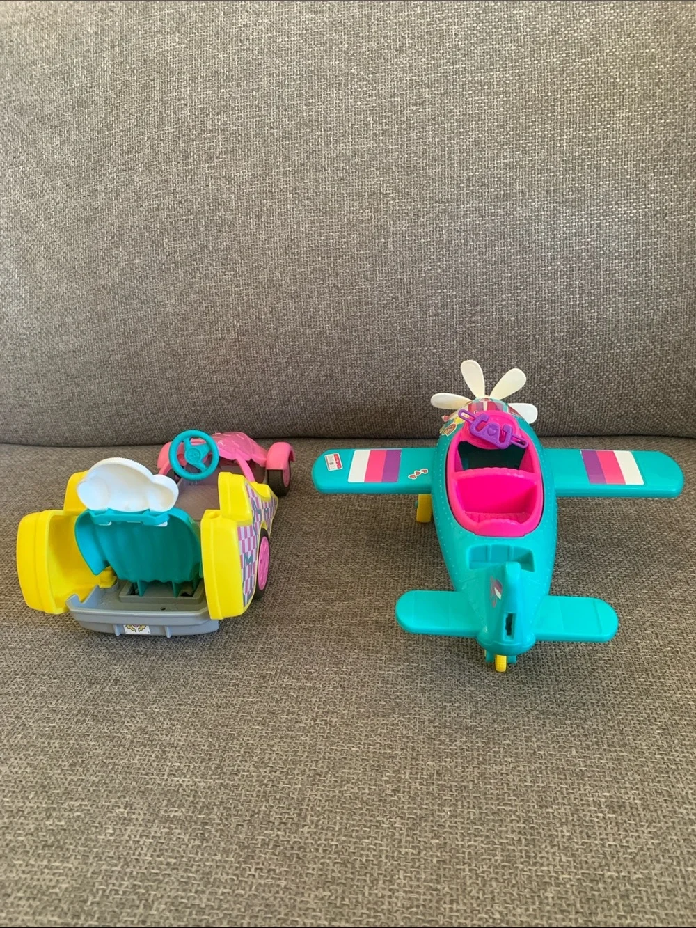 Barbie Stacie Race Car Go Kart and Chelsea Airplane Vehicle Toys